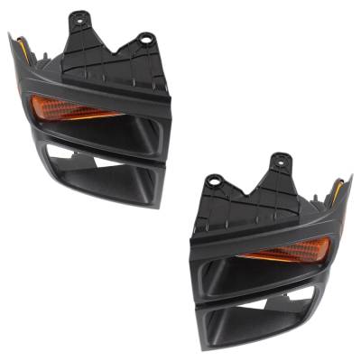 Rareelectrical - New Pair Of Parking Light Compatible With Ford E-350 Super Duty Base 10 Cyl 6.8L E-250 Base 8 Cyl - Image 4