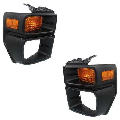 Rareelectrical - New Pair Of Parking Light Compatible With Ford E-450 Super Duty Base 10 Cyl 6.8L E-350 Super Duty - Image 3