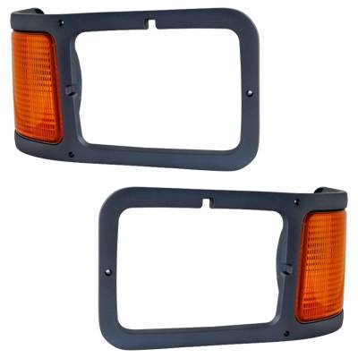 Rareelectrical - New Pair Of Parking Light Compatible With Ford F-650 Base 6 Cyl 5.9L F-750 Xl 6 Cyl 6.7L 2000-2015 - Image 2