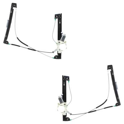 New Front Left And Front Right Window Regulator Compatible With Mini Cooper Base 2005 Production