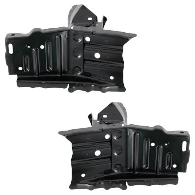New Pair Of Radiator Support Bracket Compatible With Toyota Rav4 Trail 4 Cyl 2.5L Venza Limited 4
