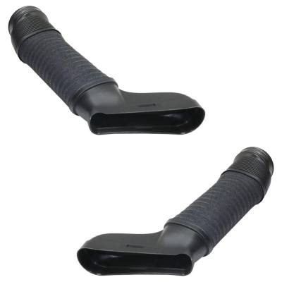 Rareelectrical - New Pair Of Air Intake Hose Compatible With Mercedes Benz C350 4Matic 6 Cyl 3.5L E350 4Matic 6 Cyl - Image 3