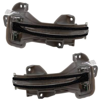 New Pair Of Mirror Turn Signal Light Compatible With Honda Cr-V Ex-L 4 Cyl 1.5L Cr-V Sport 4 Cyl