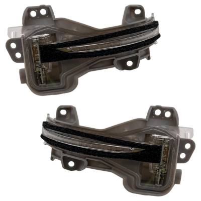 Rareelectrical - New Pair Of Mirror Turn Signal Light Compatible With Honda Cr-V Ex 4 Cyl 1.5L Hr-V Lx 4 Cyl 2.0L - Image 3