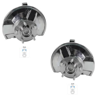 Rareelectrical - New Front Left And Front Right Knuckle Compatible With Dodge Jeep Caliber Srt-4 4 Cyl 2.4L Patriot - Image 2