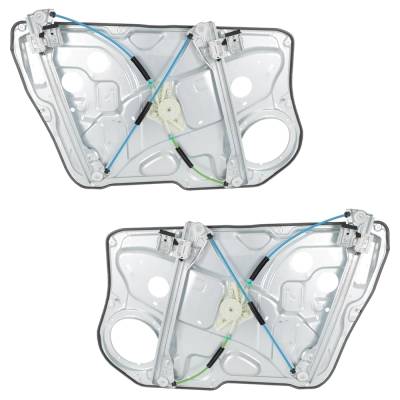 Rareelectrical - New Front Left And Front Right Window Regulator Compatible With Hyundai Genesis 4.6 8 Cyl 4.6L - Image 4