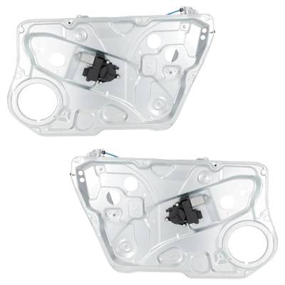 Rareelectrical - New Front Left And Front Right Window Regulator Compatible With Hyundai Genesis 3.8 6 Cyl 3.8L - Image 2