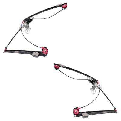 Rareelectrical - New Front Left And Front Right Window Regulator Compatible With Land Rover Range Rover Supercharged - Image 2