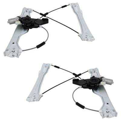 Rareelectrical - New Front Left And Front Right Window Regulator Compatible With Chevrolet Malibu Hybrid 4 Cyl 1.8L - Image 5