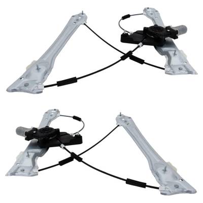 Rareelectrical - New Front Left And Front Right Window Regulator Compatible With Chevrolet Malibu Hybrid 4 Cyl 1.8L - Image 6