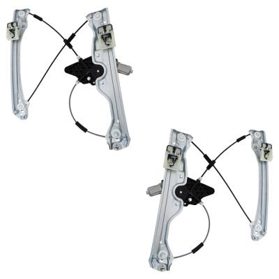 New Front Left And Front Right Window Regulator Compatible With Chevrolet Malibu Hybrid 4 Cyl 1.8L