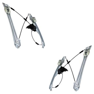 Rareelectrical - New Front Left And Front Right Window Regulator Compatible With Chevrolet Malibu Ls 4 Cyl 1.5L - Image 3