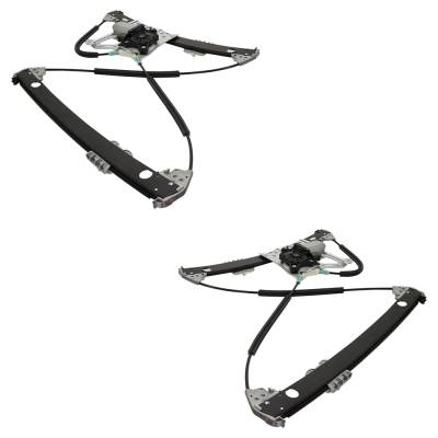 Rareelectrical - New Front Left And Front Right Window Regulator Compatible With Mercedes Benz S500 Base S500 Guard - Image 2