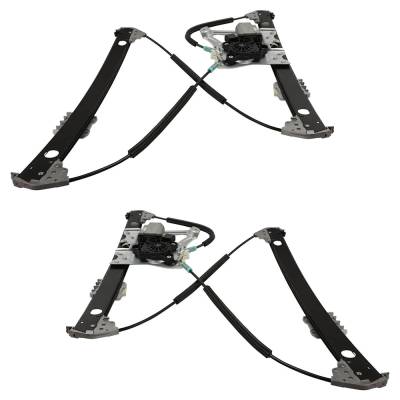 Rareelectrical - New Front Left And Front Right Window Regulator Compatible With Mercedes Benz S55 Amg Base S430 Base - Image 4