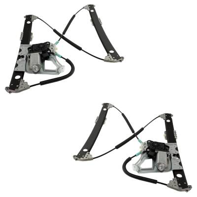 Rareelectrical - New Front Left And Front Right Window Regulator Compatible With Mercedes Benz S430 Base S500 Guard - Image 6
