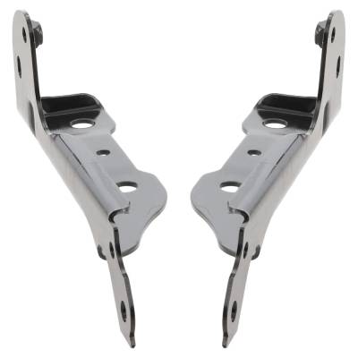 Rareelectrical - New Pair Of Hood Hinge Compatible With Chevrolet Gmc Sierra 1500 Base 6 Cyl 4.3L Sierra 1500 Sle 8 - Image 8