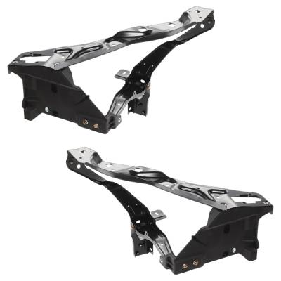 Rareelectrical - New Pair Of Headlight Bracket Compatible With Mercedes Benz E400 4Matic E550 4Matic 2014-2016 By - Image 2