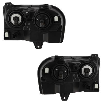 Rareelectrical - New Pair Of Headlight Compatible With Chrysler 300 C 8 Cyl 5.7L 300 Touring 6 Cyl 2.7L 2009-2010 By - Image 6