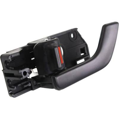 Rareelectrical - New Front Driver Side Interior Door Handle Compatible With 2003-2008 Hyundai Tiburon Black With Lock - Image 3