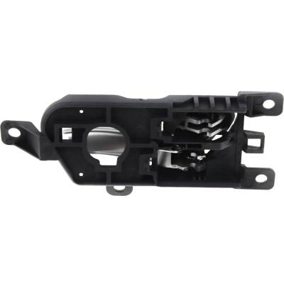 Rareelectrical - Left Rear Interior Door Handle Compatible With 2013-2019 Hyundai Santa Fe Silver With Lock Button - Image 5