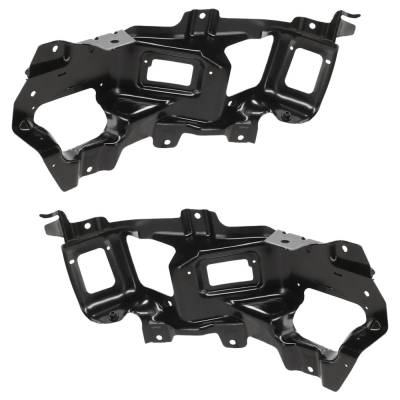 Rareelectrical - New Front Left And Front Right Bumper Bracket Compatible With Gmc Sierra 1500 Sle 6 Cyl 4.3L Sierra - Image 5