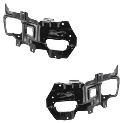 New Front Left And Front Right Bumper Bracket Compatible With Gmc Sierra 1500 Base 8 Cyl 5.3L Sierra
