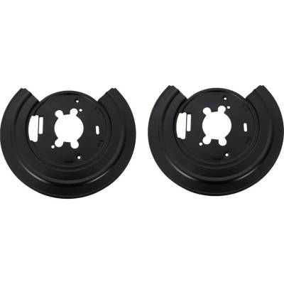 Rareelectrical - New Rear Brake Dust Shields Compatible With Dodge Ram 1500 Van Base 8 Cyl 5.2L Ram 1500 Trx4 8 Cyl - Image 2