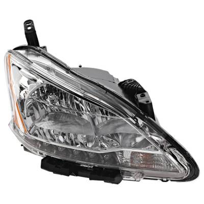 Headlight Compatible With 2013-2015 Nissan Sentra 1.8L 1.6L I4 Mra8de Mr16ddt Right Passenger Side
