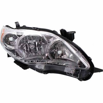 Rareelectrical - New Headlight Compatible With 2011-2013 Toyota Corolla 1.8L I4 Right Passenger Side Halogen - Image 3