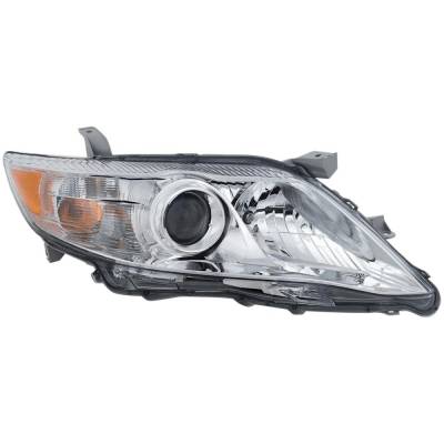 Rareelectrical - New Headlight Compatible With 2010-2011 Toyota Camry 2.4L 3.5L I4 Right Passenger Side Halogen - Image 1