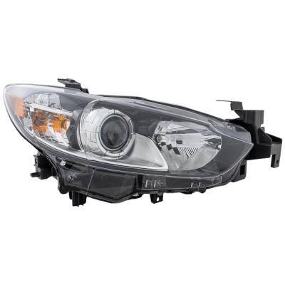 Rareelectrical - Headlight Compatible With 2014-2017 Mazda 6 2.5L I4 Py-Vps Right Passenger Side Halogen Repm100187 - Image 2