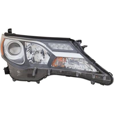 Rareelectrical - Headlight Compatible With 2013-2015 Toyota Rav4 2.5L I4 Right Passenger Side Halogen Rept100189q - Image 1