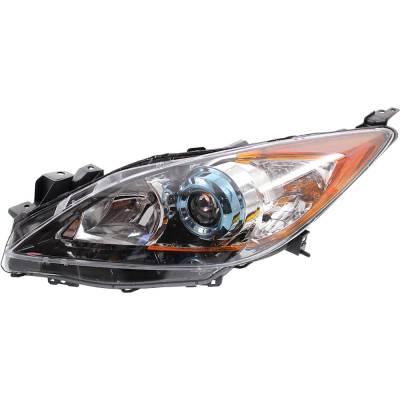 Rareelectrical - Headlight Compatible With 2012-2013 Mazda 3 Sport 3 2.0L 2.5L I4 Left Driver Side Halogen Repm100184 - Image 1