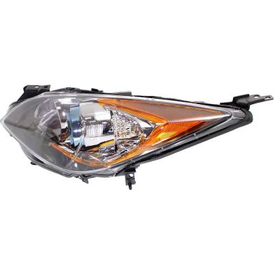 Rareelectrical - Headlight Compatible With 2012-2013 Mazda 3 Sport 3 2.0L 2.5L I4 Left Driver Side Halogen Repm100184 - Image 2
