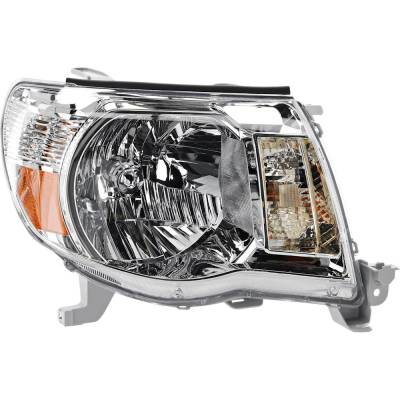 Rareelectrical - New Headlight Compatible With 2005-2011 Toyota Tacoma 2.7L 4.0L I4 Right Passenger Side Halogen - Image 1