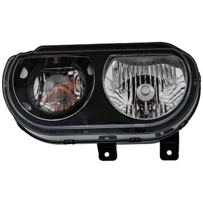Headlight Compatible With 2008-2014 Dodge Challenger 3.6L 5.7L V6 Left Driver Side Halogen