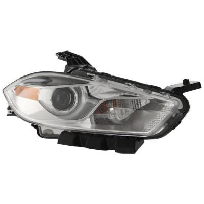 Headlight Compatible With 2013-2016 Dodge Dart 2.0L 1.4L I4 Tigershark Multiair2 Right Passenger