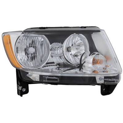 Rareelectrical - Headlight Compatible With 2011-2013 Jeep Compass 2.0L 2.4L I4 Ecn Ed3 Right Passenger Side Halogen - Image 2