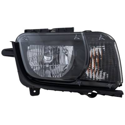 Rareelectrical - Headlight Compatible With 2010-2013 Chevrolet Camaro 3.6L 6.2L V6 Lfx L99/Ls3 Lsa Right Passenger - Image 1