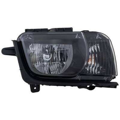 Rareelectrical - Headlight Compatible With 2010-2013 Chevrolet Camaro 3.6L 6.2L V6 Lfx L99/Ls3 Lsa Right Passenger - Image 2