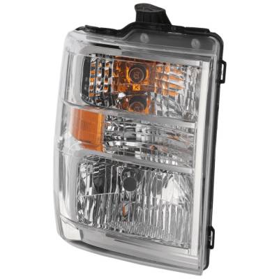 Rareelectrical - Headlight Compatible With 2008-2025 Ford E-350 Super Duty E-450 Super Duty E-150 E-250 F-650 F-750 - Image 2
