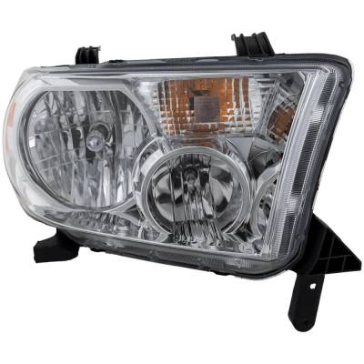 Headlight Compatible With 2007-2017 Toyota Tundra Sequoia 4.0L 4.6L V6 Right Passenger Side Halogen