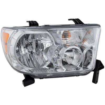 Rareelectrical - Headlight Compatible With 2007-2017 Toyota Tundra Sequoia 4.0L 4.6L V6 Right Passenger Side Halogen - Image 3