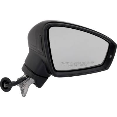 Rareelectrical - Passenger Side Heated Door Mirror Compatible With 2018-2021 Volkswagen Tiguan Power Glass Manual - Image 2
