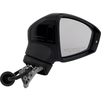 Rareelectrical - Passenger Side Heated Door Mirror Compatible With 2018-2021 Volkswagen Tiguan Power Glass Manual - Image 3
