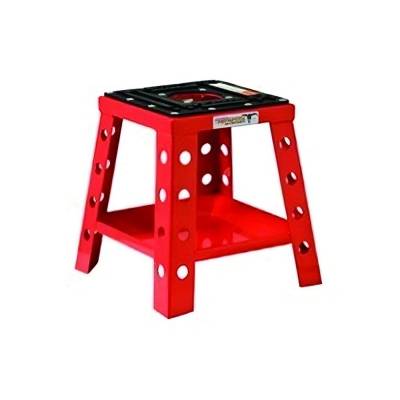 13 Inch Red Motorcycle Dirt Bike Stand Compatible With Honda Motocross Off-Road Enduro Mx Universal