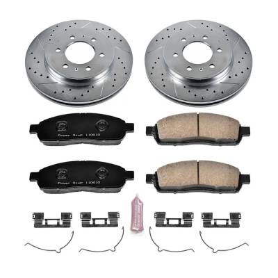Rareelectrical - New Front Brake Disc And Pad Kit Compatible With Ford F-150 Xlt 8 Cyl 4.6L F-150 Lariat 8 Cyl 5.4L - Image 2