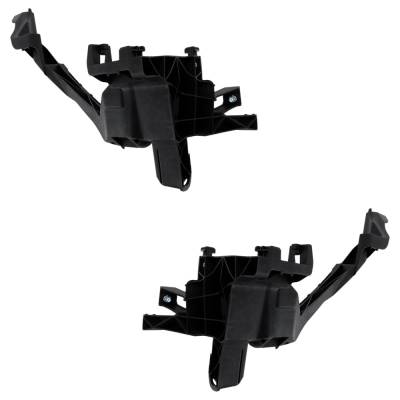 New Pair Of Headlight Bracket Compatible With Audi Q5 Prestige 4 Cyl 2.0L Sq5 Premium 6 Cyl 3.0L