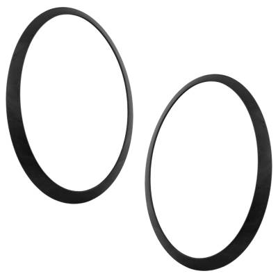 Rareelectrical - New Pair Of Headlight Bezel Compatible With Mini Cooper S Cooper Se 2014-2023 By Mc2506104 Mc2507104 - Image 2