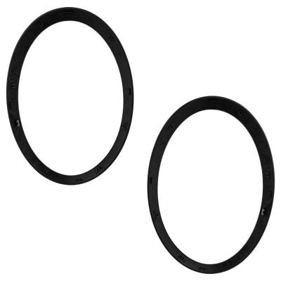 Rareelectrical - New Pair Of Headlight Bezel Compatible With Mini Cooper S Cooper Se 2014-2023 By Mc2506104 Mc2507104 - Image 5
